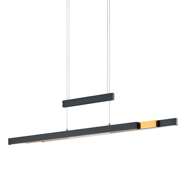 LED-Pendelleuchte Trajan - Eisen - 1-flammig