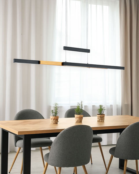 LED-Pendelleuchte Trajan - Eisen - 1-flammig