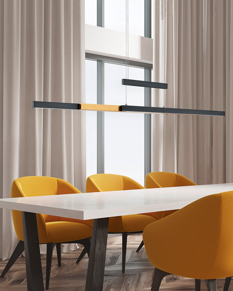 LED-Pendelleuchte Trajan - Eisen - 1-flammig