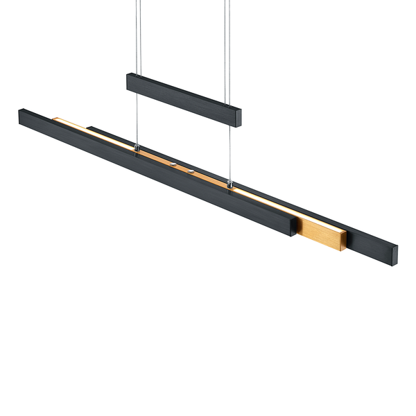 LED-Pendelleuchte Trajan - Eisen - 1-flammig