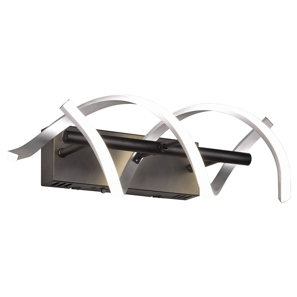 LED-Wandleuchte Sequence - Silikon / Aluminium - 1-flammig