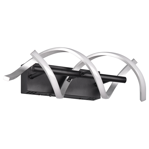 LED-Wandleuchte Sequence - Silikon / Aluminium - 1-flammig