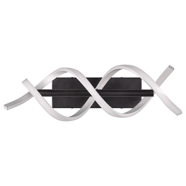 LED-Wandleuchte Sequence - Silikon / Aluminium - 1-flammig