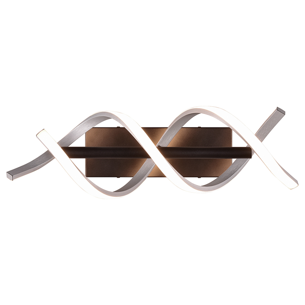 LED-Wandleuchte Sequence - Silikon / Aluminium - 1-flammig
