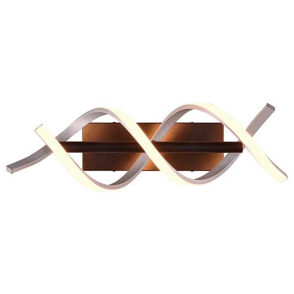 LED-Wandleuchte Sequence - Silikon / Aluminium - 1-flammig