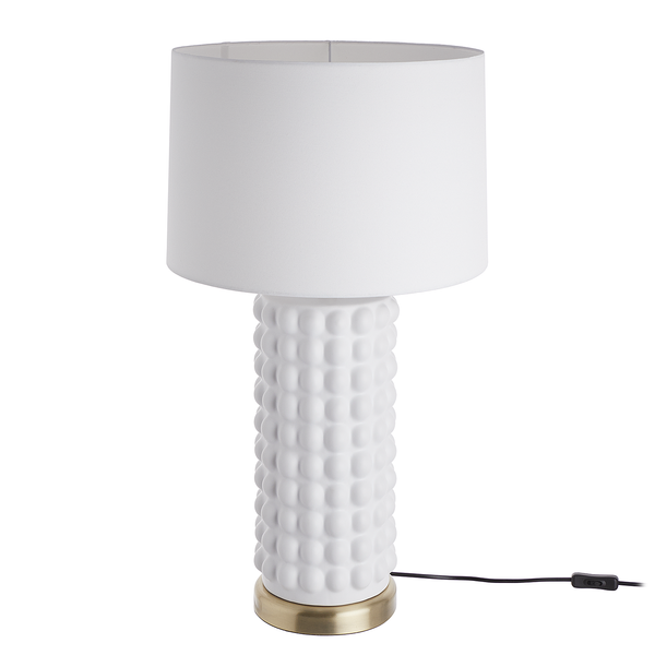 Tischleuchte SCULPTURE XL - Keramik / Metall - Beige