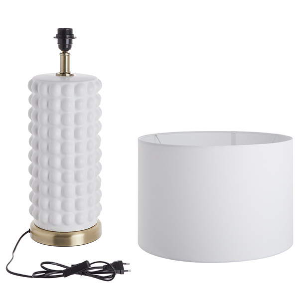 Tischleuchte SCULPTURE XL - Keramik / Metall - Beige