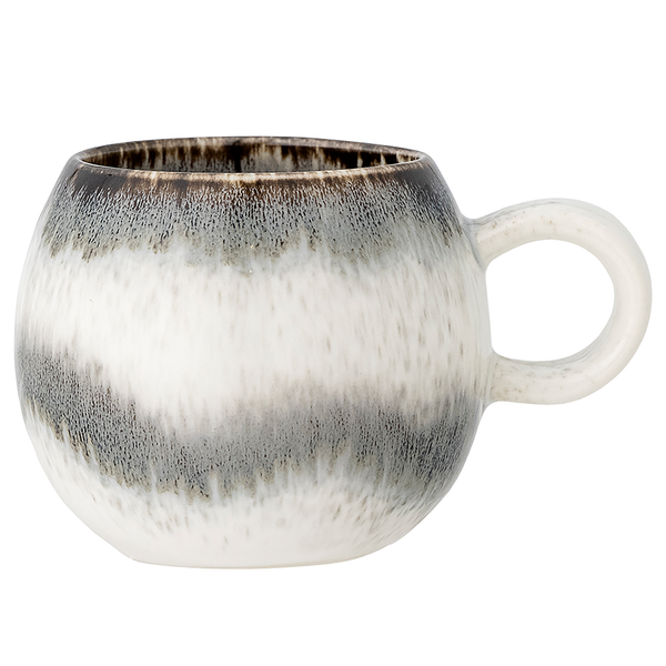 Tasse Paula mit Henkel Typ H 4er-Set - Steingut - Braun