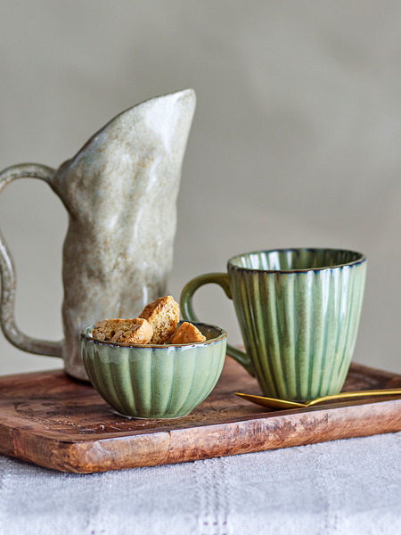 Tasse Latina 6er-Set - Steingut - Grün