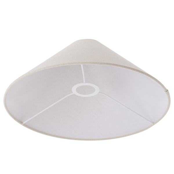 Tischleuchte NEXO - Metall / Textil - 1-flamig - Creme