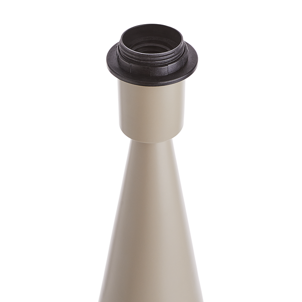 Tischleuchte NEXO - Metall / Textil - 1-flamig - Creme