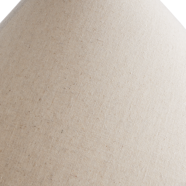 Tischleuchte NEXO - Metall / Textil - 1-flamig - Creme