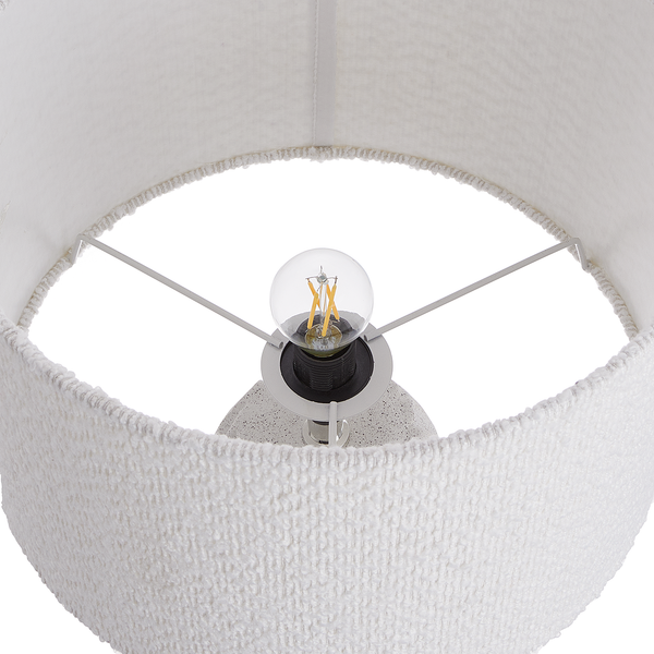 Tischleuchte MARLENE - Keramik / Textil - 1-flammig
