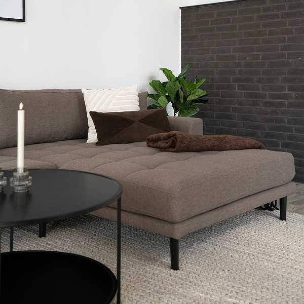 Dekokissen Griffith - Baumwollstoff - Braun