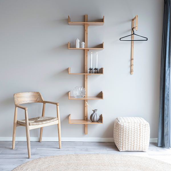 Wandgarderobe Trento - Bamboo - Natur