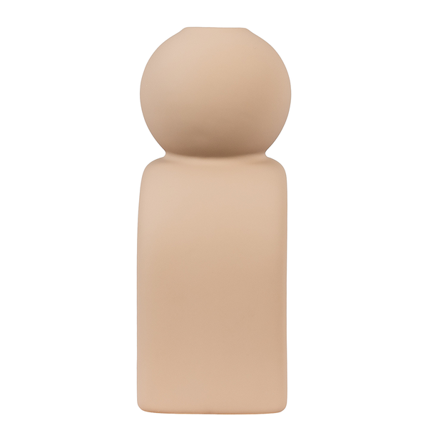 Kerzenhalter Jasike - Keramik - Beige