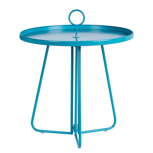 Beistelltisch PORTER mit Griff - Metall - Petrol