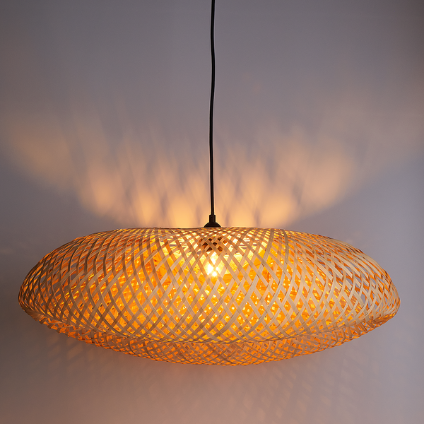 Hängeleuchte MISAKI - Bambus - 1-flammig - 75 x 30 cm