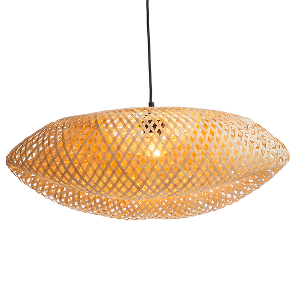 Hängeleuchte MISAKI - Bambus - 1-flammig - 40 x 20 cm