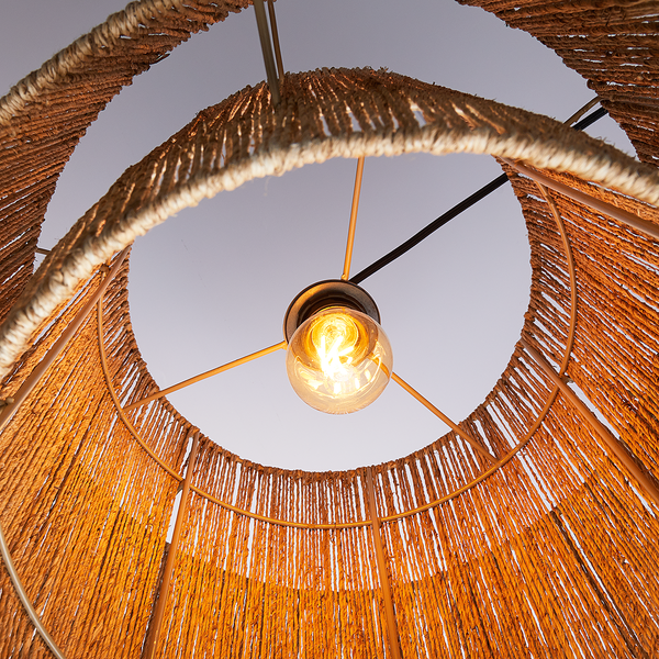 Hängeleuchte CAMPS BAY - Jute - 1-flammig