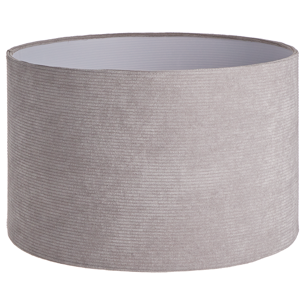 Tischleuchte FRONT ROW - Keramik / Textil - 1-flammig - Grau / Hellgrau