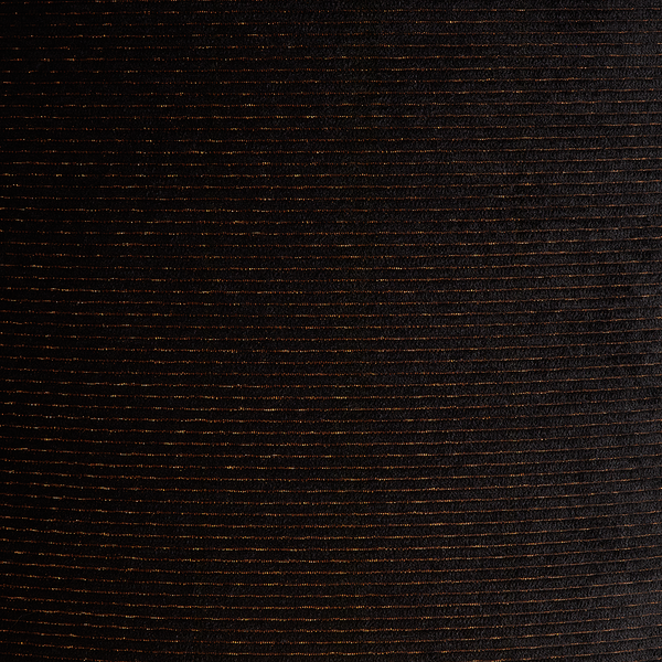 Tischleuchte FRONT ROW - Keramik / Textil - 1-flammig - Schwarz / Gold