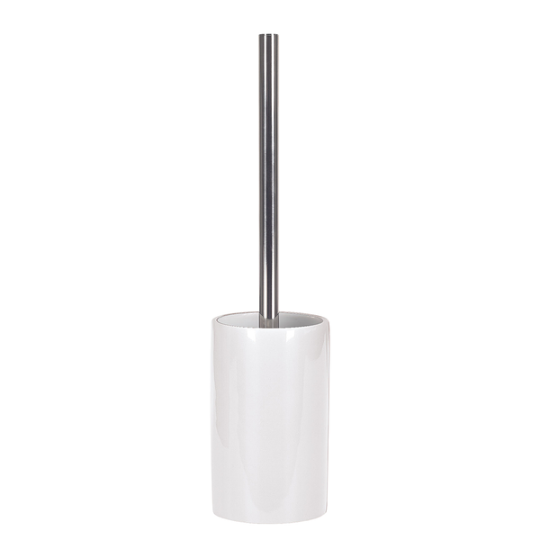 Bürstenhalter Pur Shiny - Steinzeug - Weiß