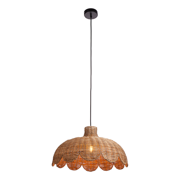 Hängeleuchte BLOMMA - Rattan - 1-flammig