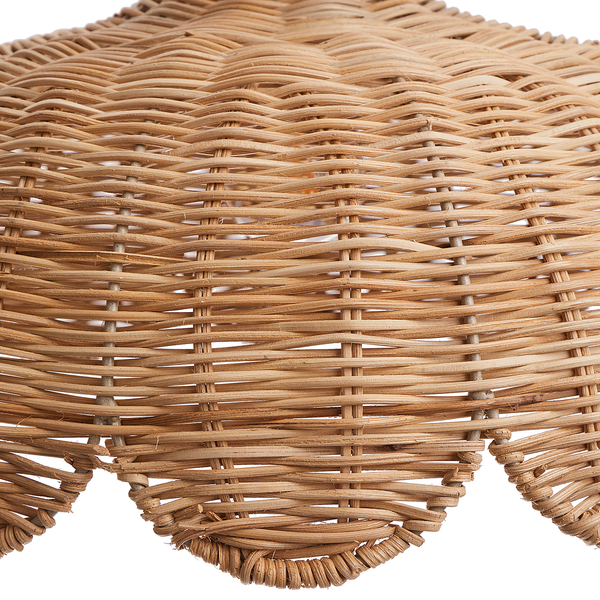 Hängeleuchte BLOMMA - Rattan - 1-flammig