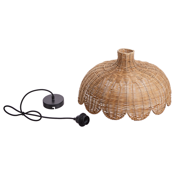 Hängeleuchte BLOMMA - Rattan - 1-flammig
