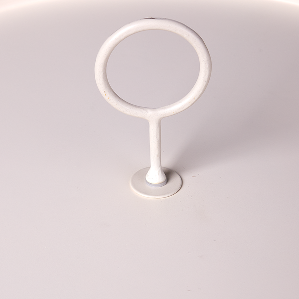 Beistelltisch PORTER mit Griff - Metall - Creme