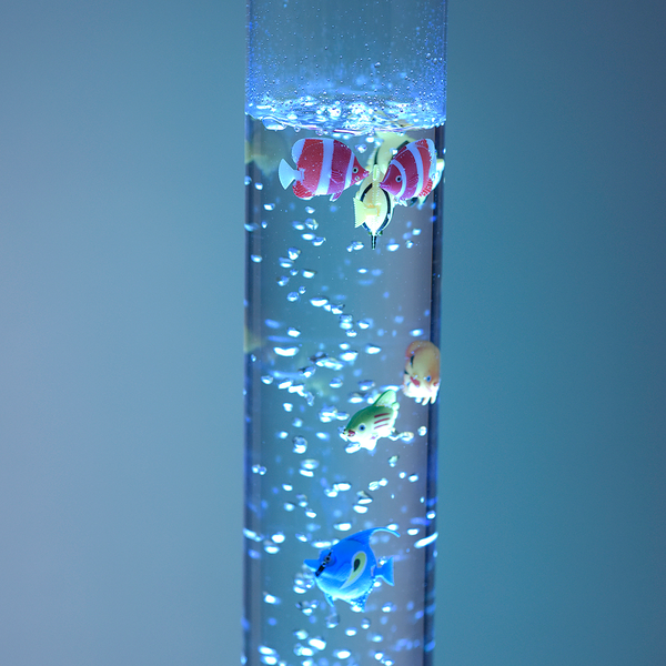 LED-Wassersäule Ava - Aluminium / Kunststoff - Silber