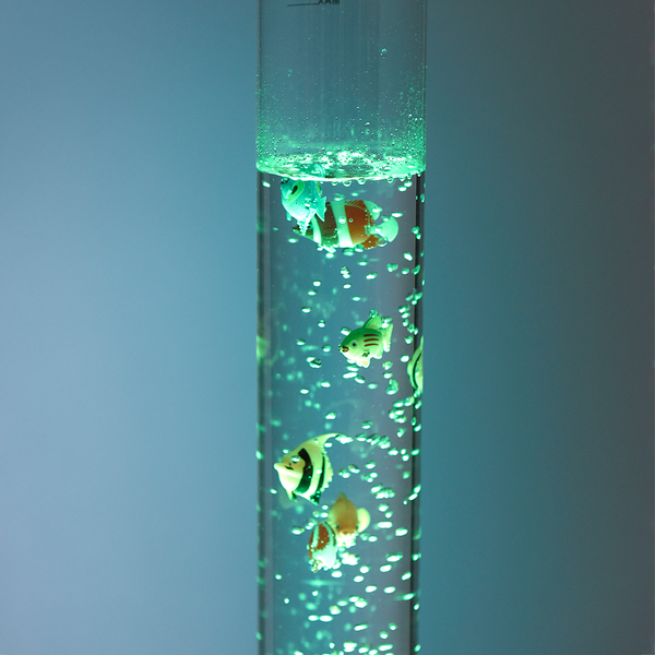 LED-Wassersäule Ava - Aluminium / Kunststoff - Silber