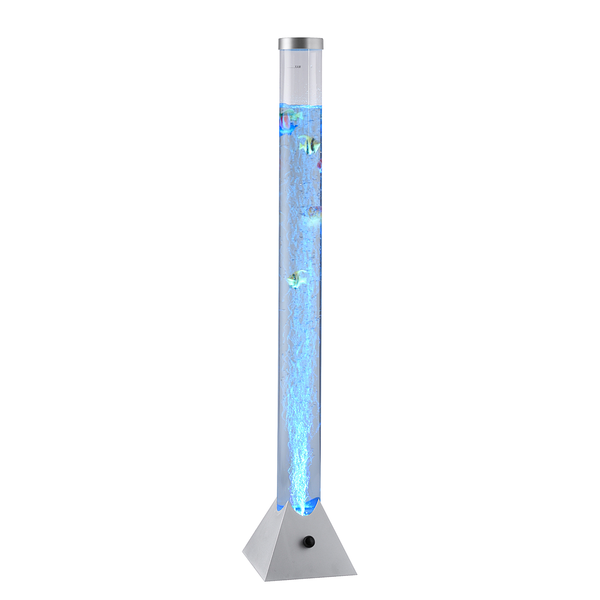 LED-Wassersäule Ava - Aluminium / Kunststoff - Silber