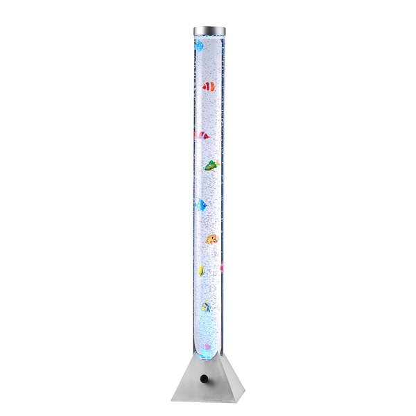 LED-Wassersäule Ava - Aluminium / Kunststoff - Silber