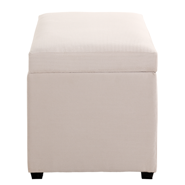 Truhe Conny - Cord - Creme