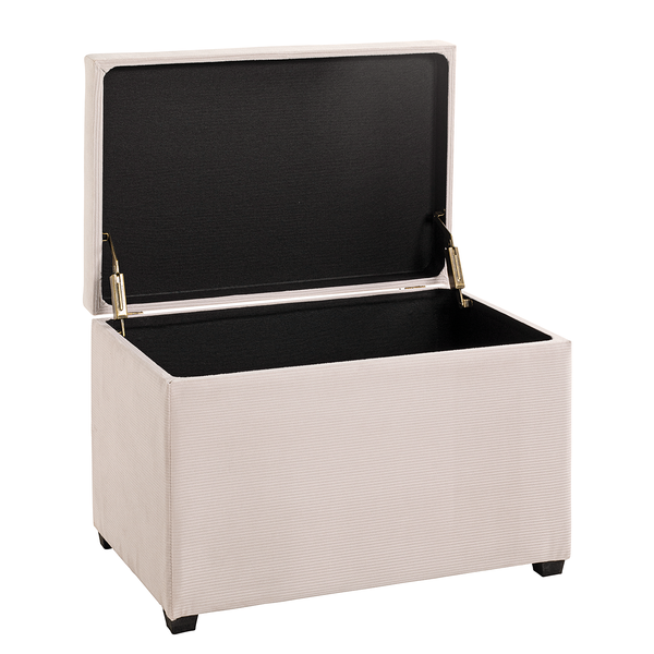 Truhe Conny - Cord - Creme