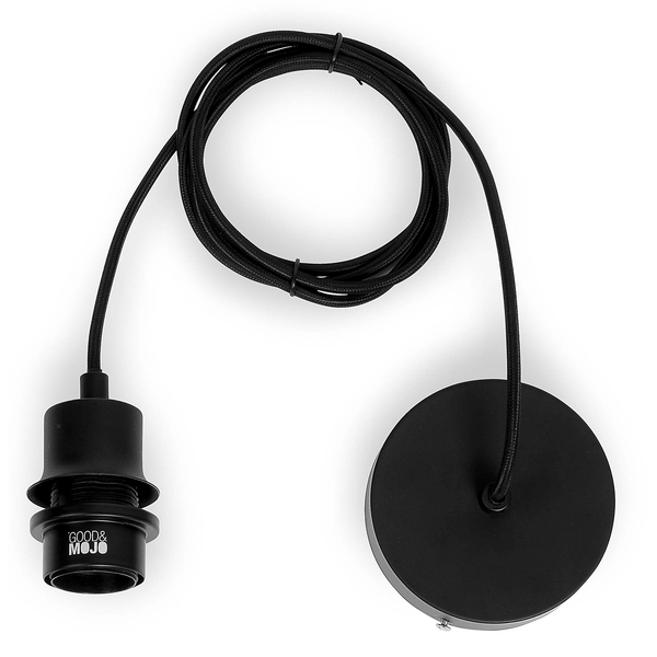 Pendelleuchte Kalahari - Rattan - Braun - 1-flammig
