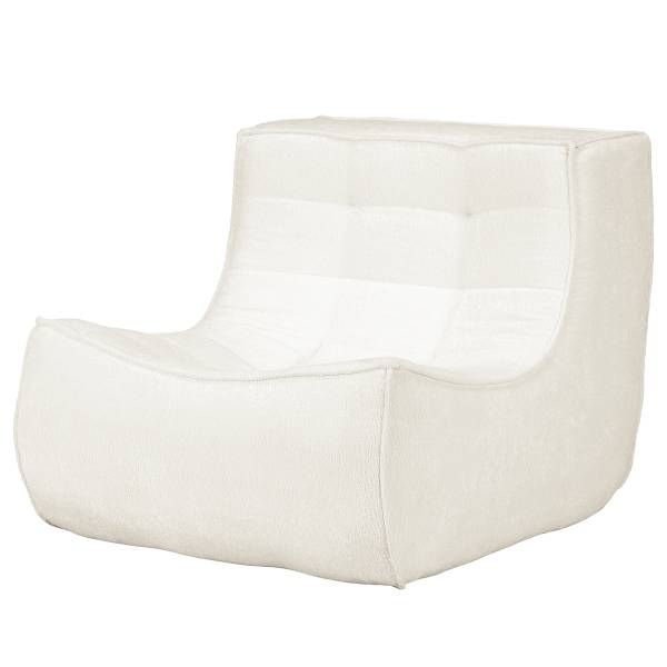 Sessel FOULATA - Bouclé - Creme