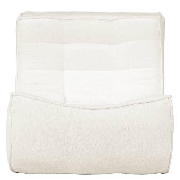 Sessel FOULATA - Bouclé - Creme