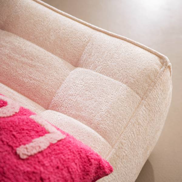 Sessel FOULATA - Bouclé - Creme