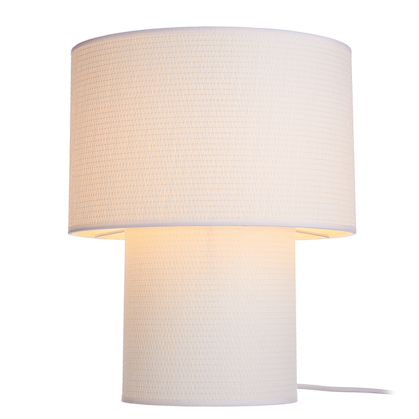 Tischleuchte WHITE WEST - Eisen / Textil - 1-flammig