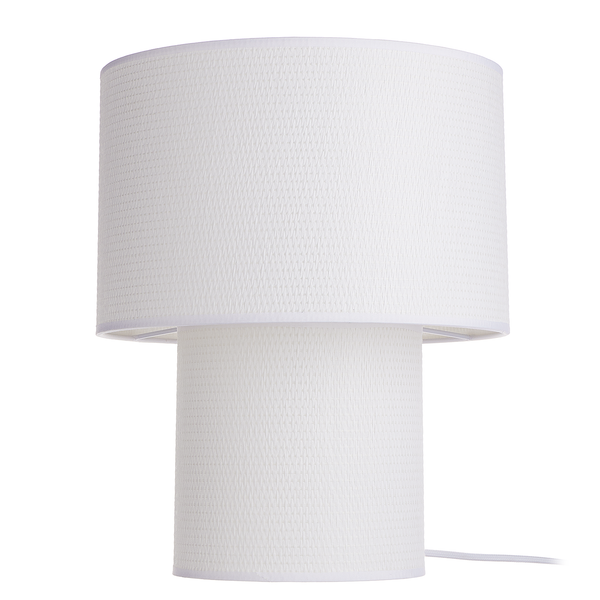 Tischleuchte WHITE WEST - Eisen / Textil - 1-flammig