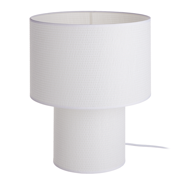 Tischleuchte WHITE WEST - Eisen / Textil - 1-flammig