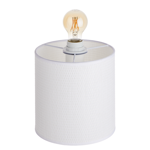 Tischleuchte WHITE WEST - Eisen / Textil - 1-flammig