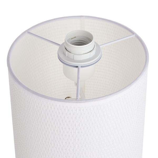 Tischleuchte WHITE WEST - Eisen / Textil - 1-flammig