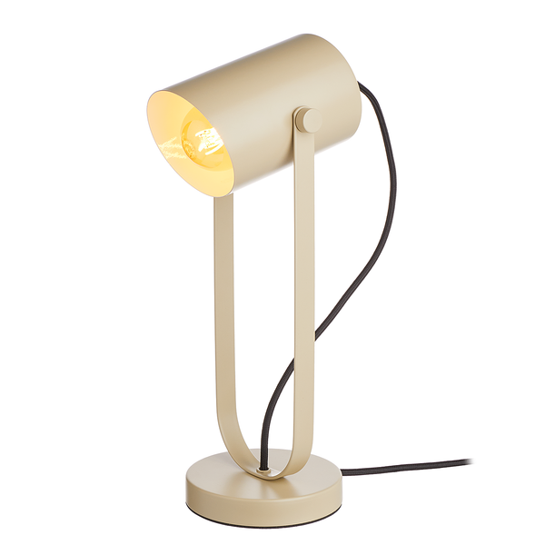 Schreibtischleuchte ON STAGE - Eisen - 1-flammig - Beige