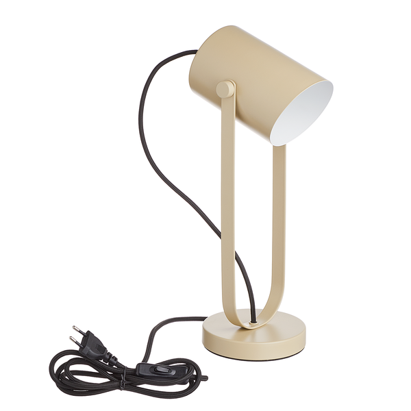 Schreibtischleuchte ON STAGE - Eisen - 1-flammig - Beige