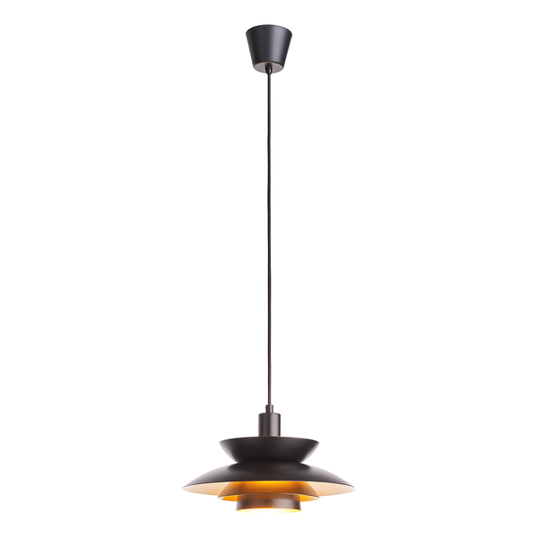 Hängeleuchte SINGAPUR - Eisen - 1-flammig - Schwarz