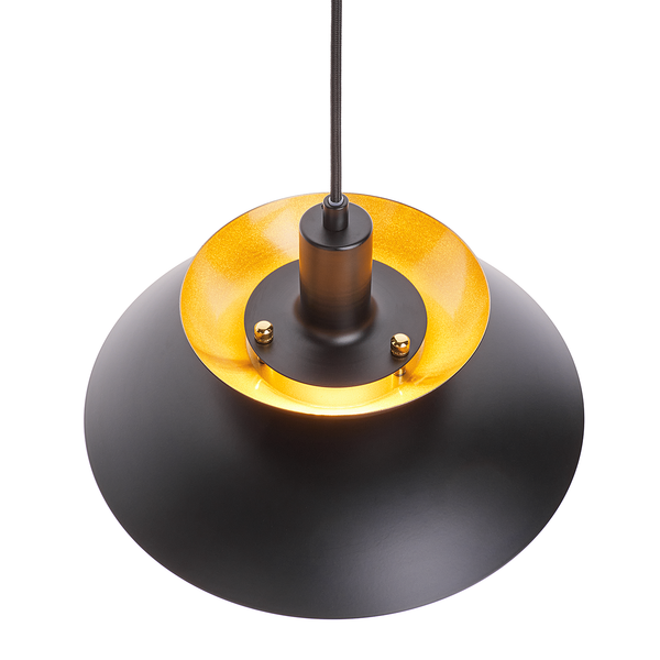 Hängeleuchte SINGAPUR - Eisen - 1-flammig - Schwarz